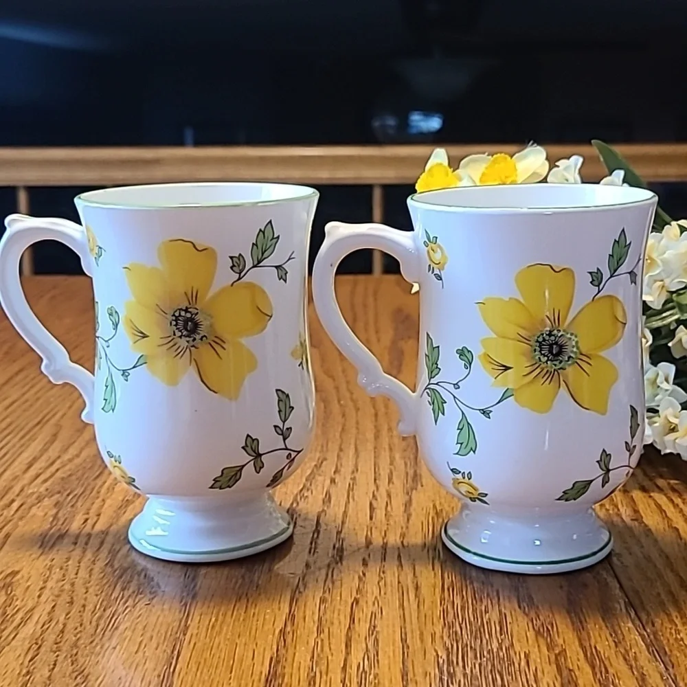 Royal Victoria Floral Fine China Tea Cups - Picture 8 of 10